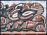 Mosaic Tile Art - Ducks