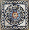 Modern Mosaic Square Accent - Krokos