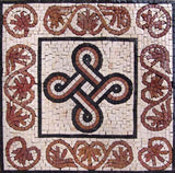 Marble Square Panel - Triple Sonata Mosaic