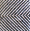 Zentangle Black and White Stripes- Mosaic