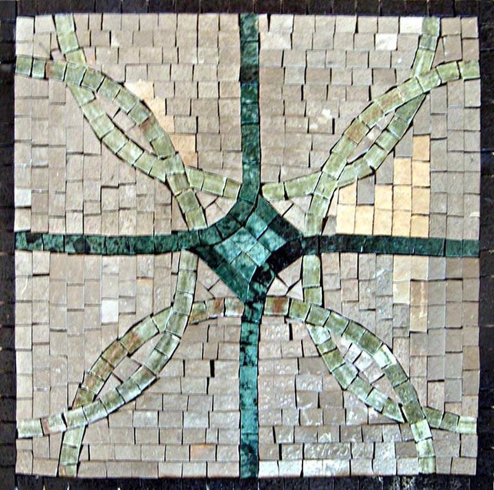 Stone Mosaic - Green Jada