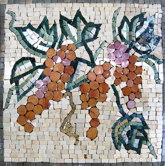 Mosaic Patterns- Cremisi Grape
