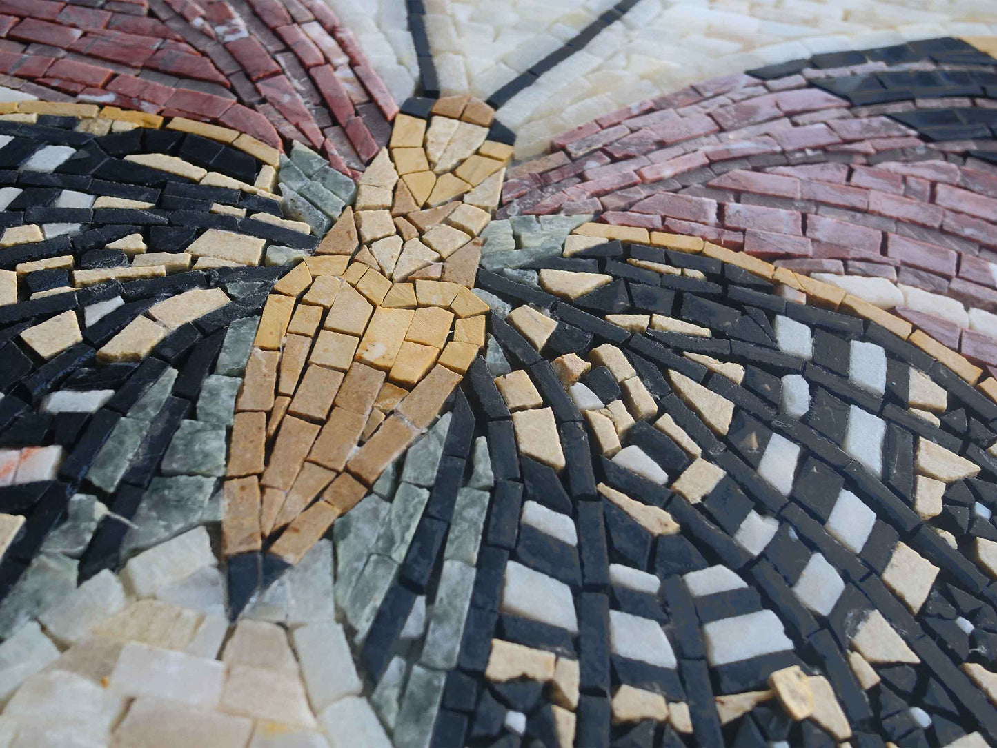 Mosaic Medallion - Butterfly Design