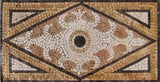 Rectangular Marble Mosaic Accent - Talia