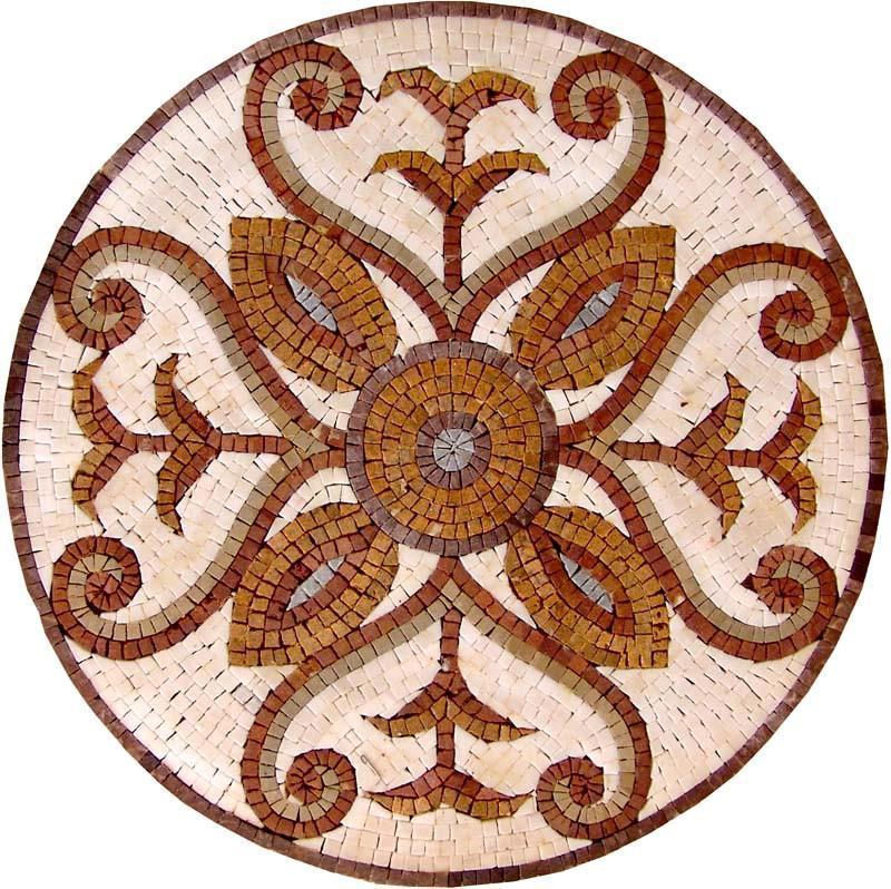 Elegant Round Mosaic - Horatia