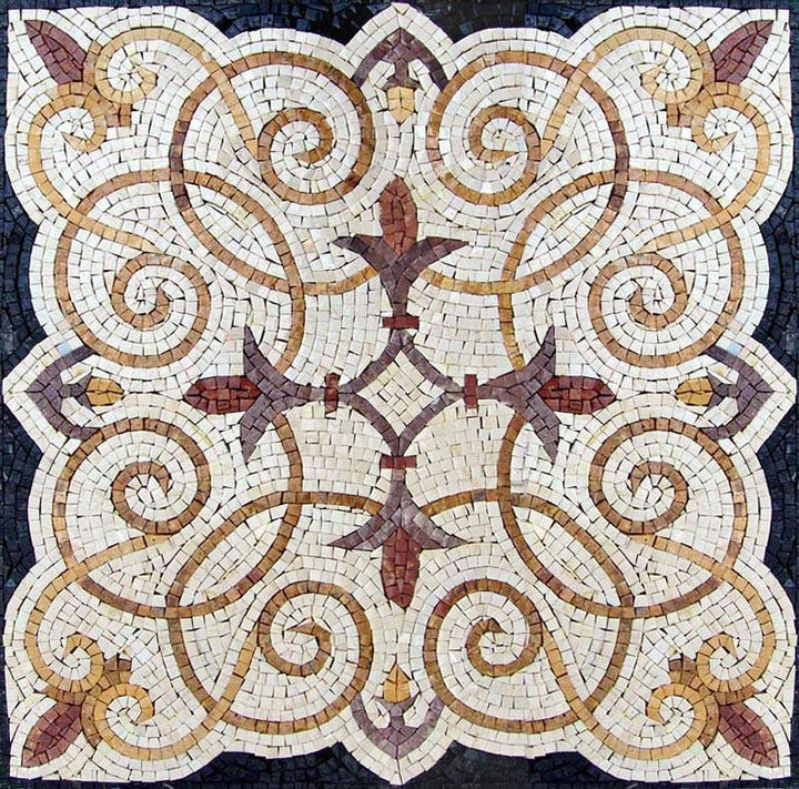 Square Mosaic - Lis de Jardin