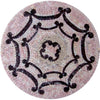 Marble Mosaic Art Medallion - Aurelia