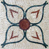Modern Floral Mosaic Square - Jardin