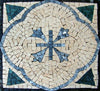 Handcut Stone Art Accent - Blissful Mosaic