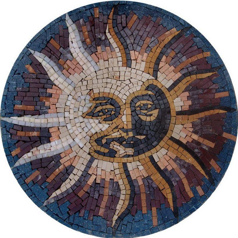 Sun Accent Mosaic Rondure - Shams I