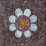 Flower Mosaic Wall Tile - Kalina