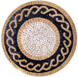 Roman Mosaic Art Medallion - Corda