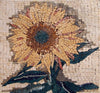 Mosaics Tile Art - Sunflower Accent