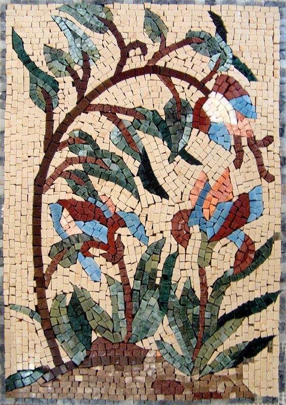Mosaic Wall Art - Abstract Statice