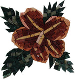 Floral Mosaic Tiles - Dark Lille