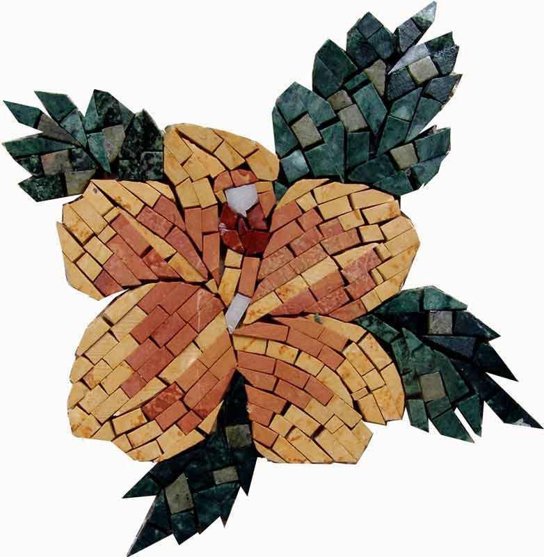 Floral Mosaic Tiles - Soft Lille