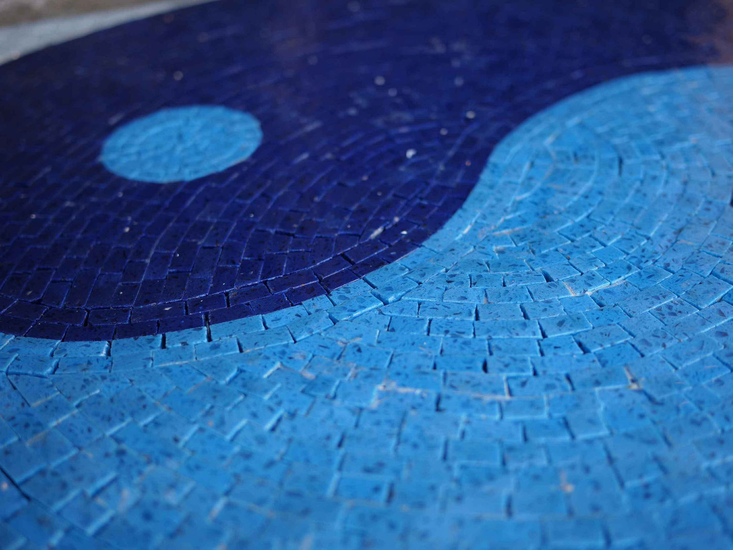 Custom Mosaics - Blue Yin Yang