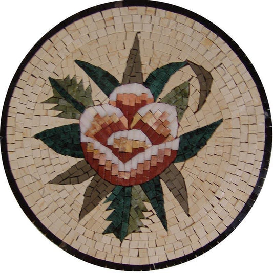 Medallion Mosaic Art - Desert Rose
