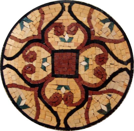 Mosaic Medallion - Tomato Paste