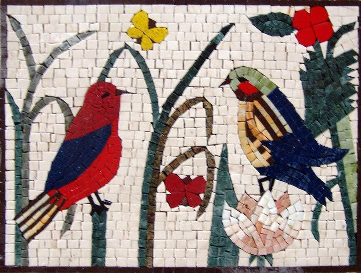 Mosaic Designs - Love Birds