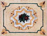 Flower Marble Mosaic Pattern