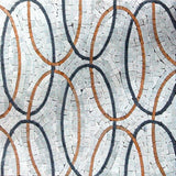 Oval Seamless Mosaic Pattern