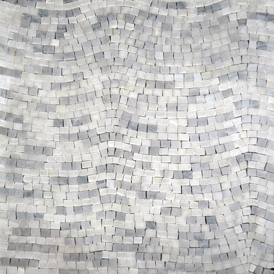 Accent Mosaic Sheet-Achromatic Gray