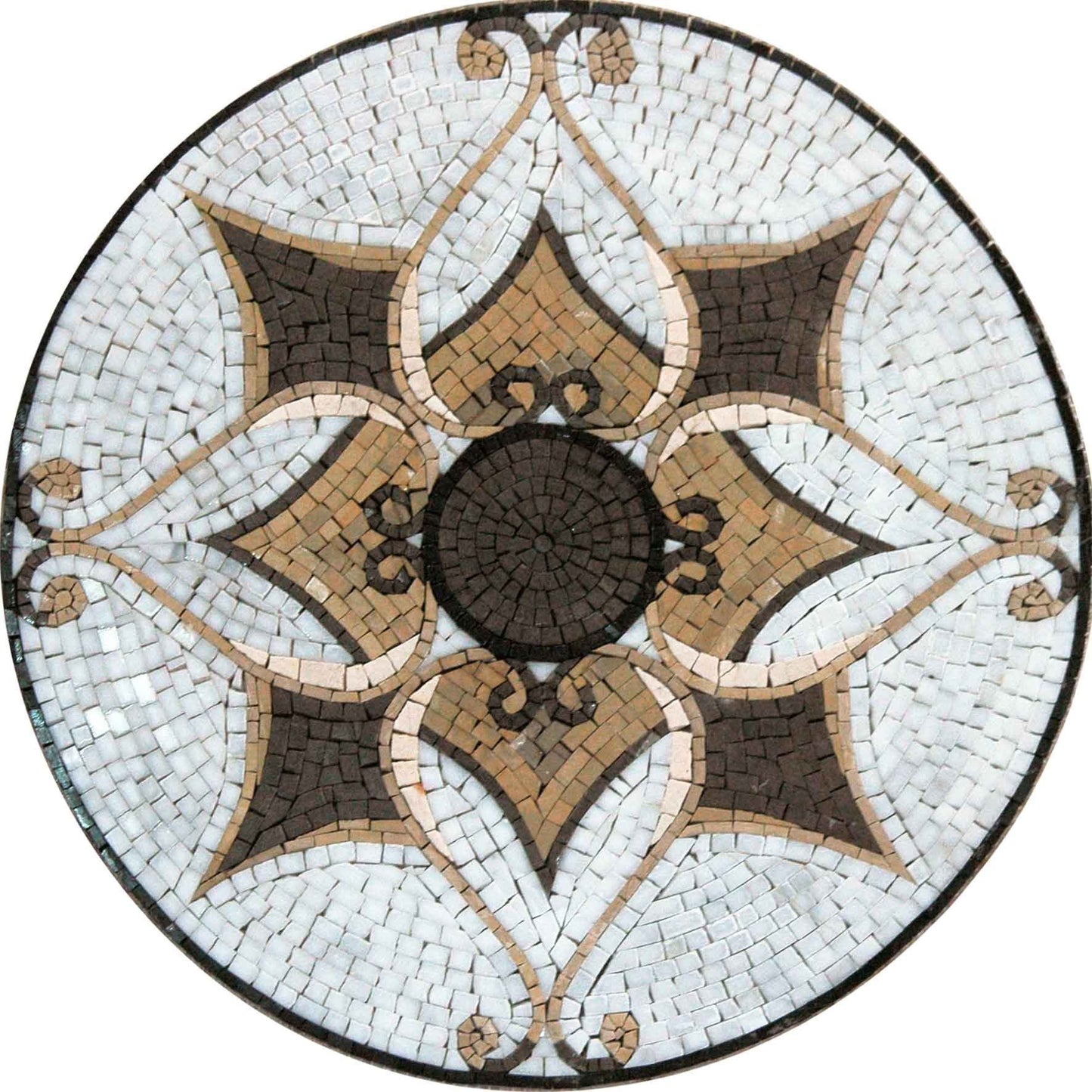Mosaic Tile Art Medallion - Tangiers