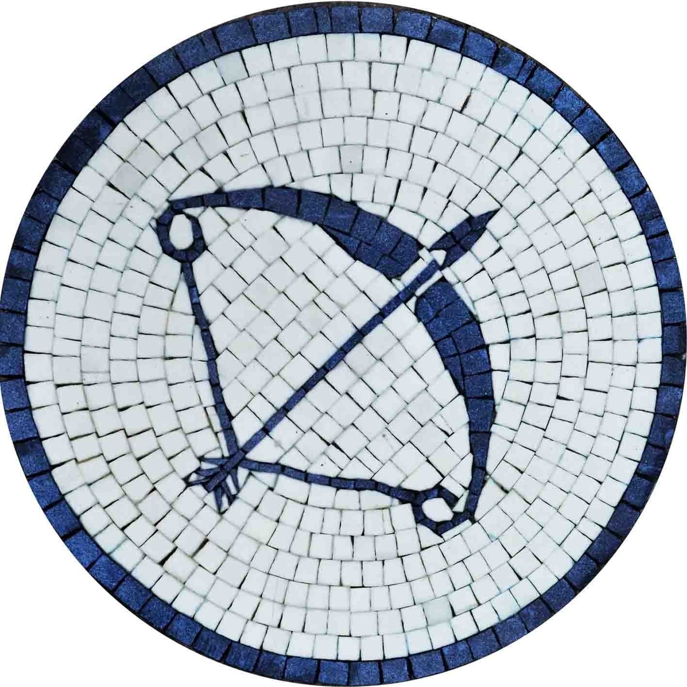 Sagittarius Horoscope Stone Art Decor Mosaic