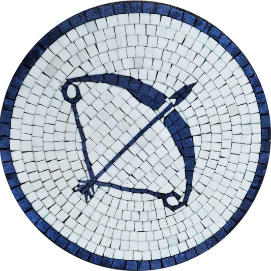 Sagittarius Horoscope Stone Art Decor Mosaic