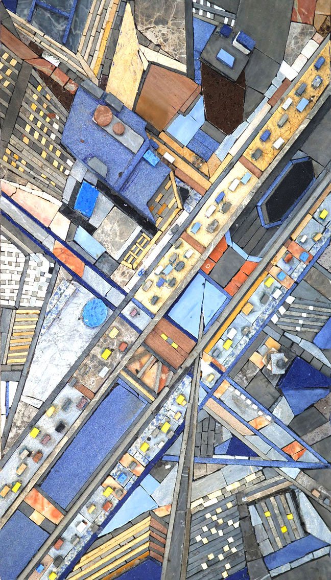 Busy Roads - City Mosaic