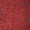 Quartz Mosaic Sheet - Rosso