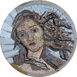 A Muse Medallion Mosaic Artwork 