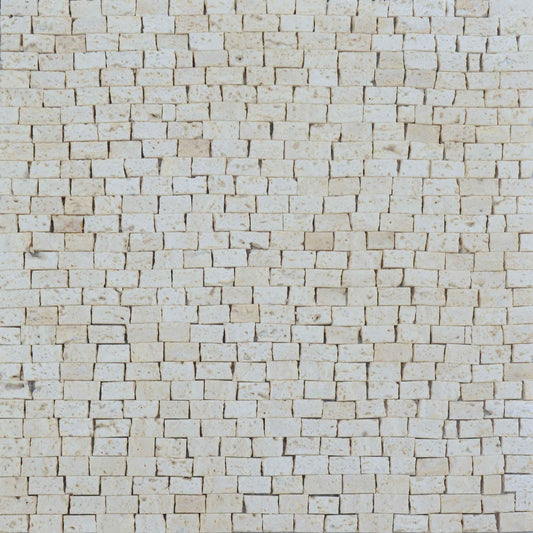 Mosaic Marble Sheet- Travertino