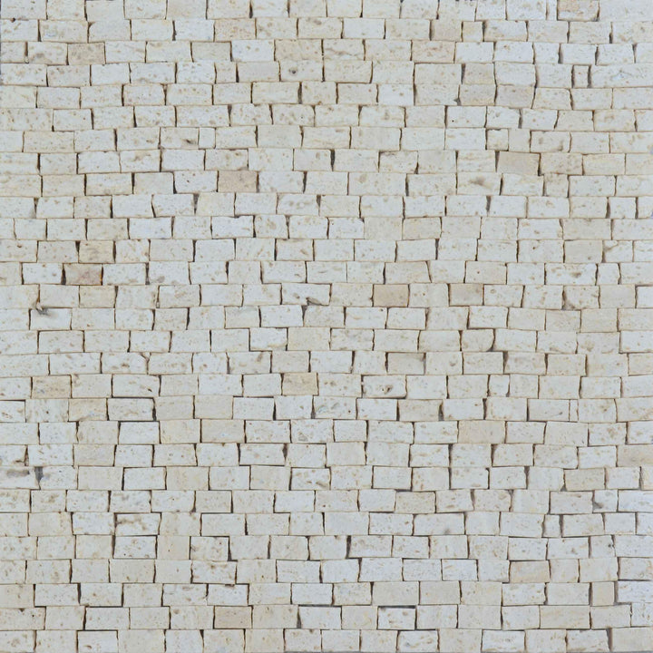 Mosaic Marble Sheet- Travertino