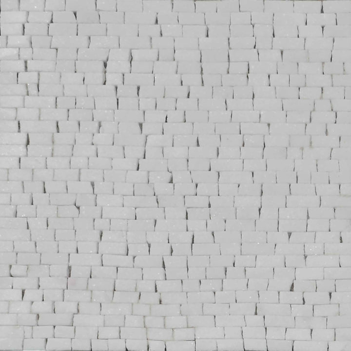 Mosaic Marble Sheet-Thassos White