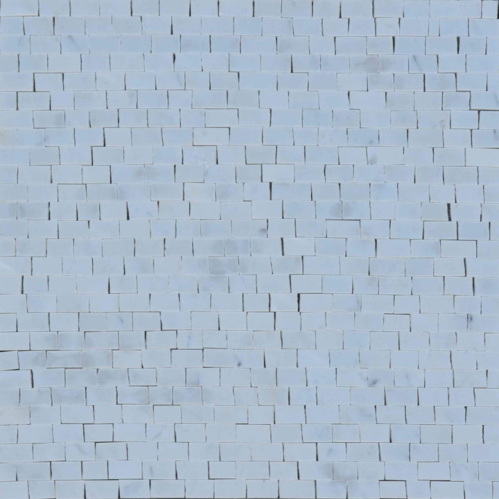 Mosaic Marble Sheet - White Carrara