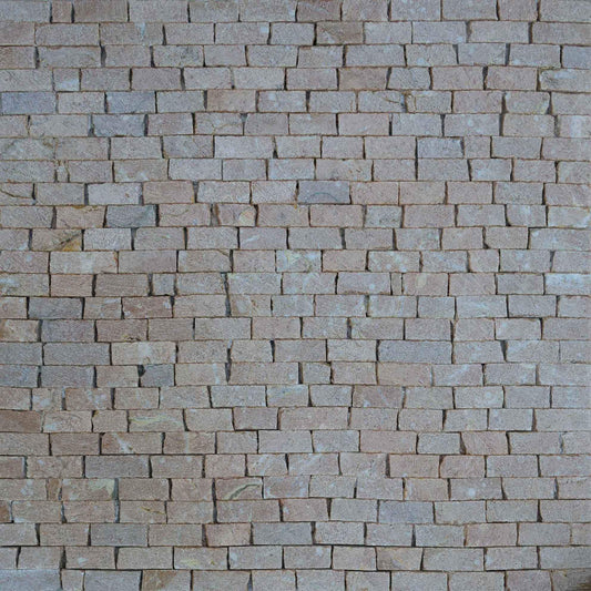 Mosaic Marble Sheet - Rosso Moussa