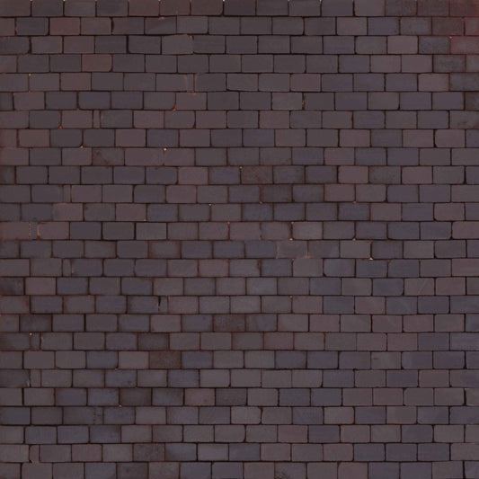 Mosaic Marble Sheet - Fire Brown