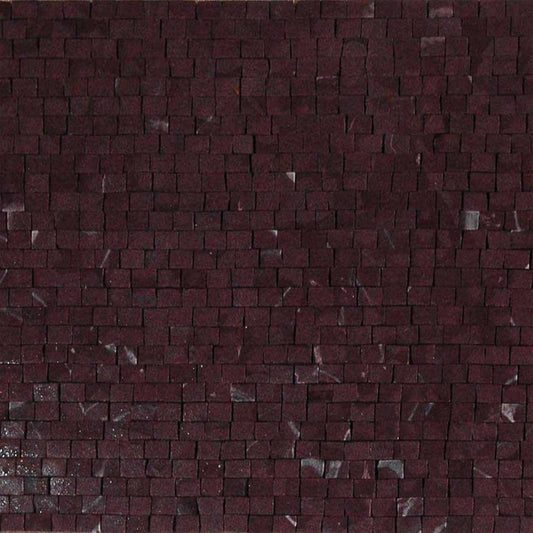 Mosaic Marble Sheet-Rose Cherry