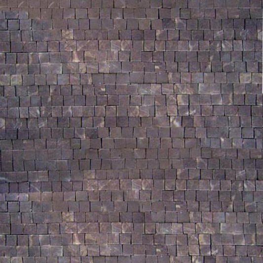 Mosaic Marble Sheet-Turkey Brown