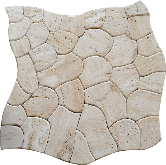 Mosaic Plain Sheets-Pastel Pebbles