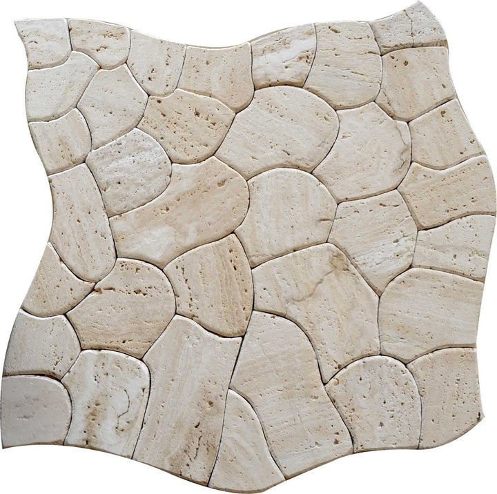 Mosaic Plain Sheets-Pastel Pebbles