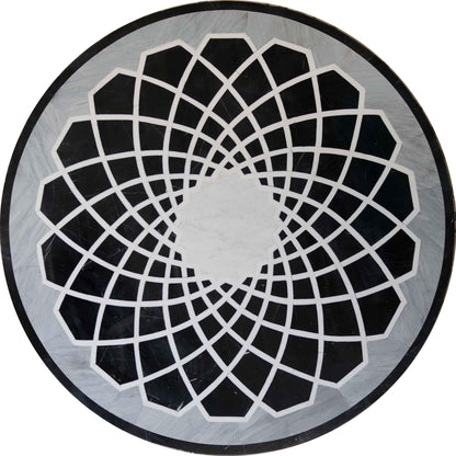 Waterjet Mosaic Rendure - Luna 