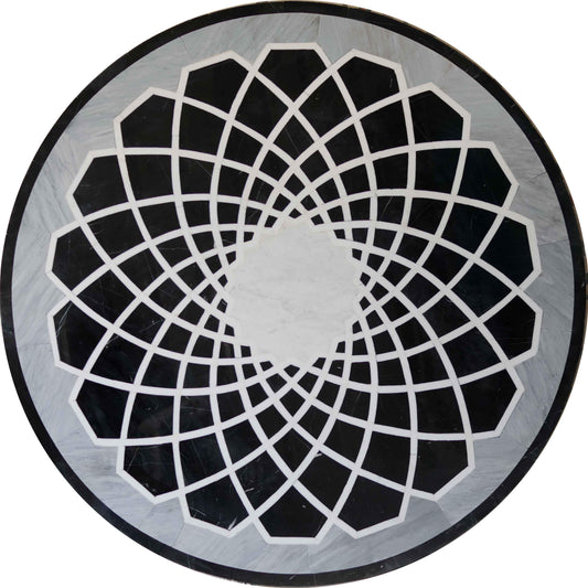 Waterjet Mosaic Rendure - Luna 