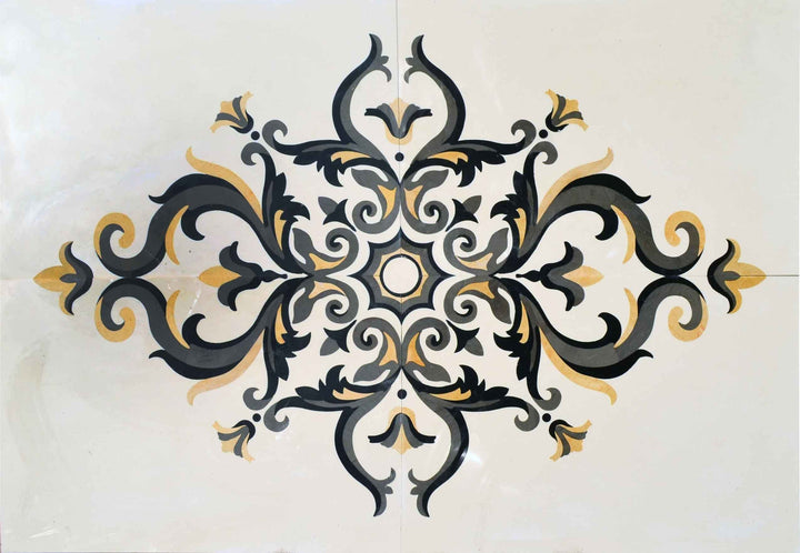 Waterjet - Florentine Pattern Mosaic