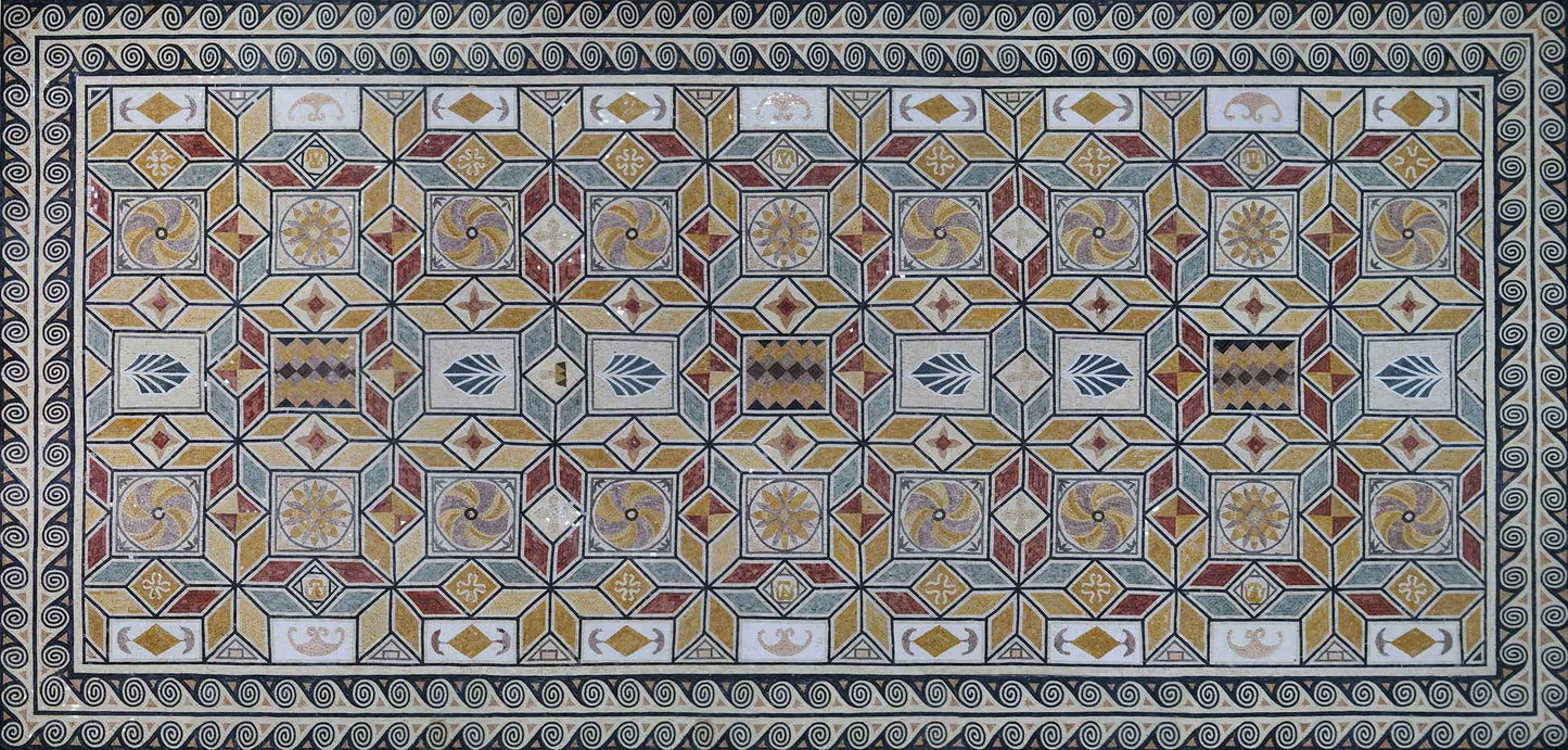 Ancient Mosaic - Greek Borders & Geometric Shapes