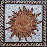 Celestial Mosaic - Roped Border Sun