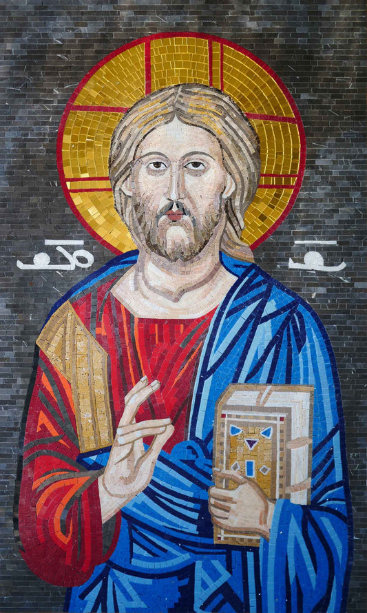 Christian Mosaic Art - Jesus Christ Portrait