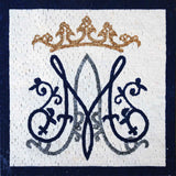 Custom Mosaic Art - Crowned M